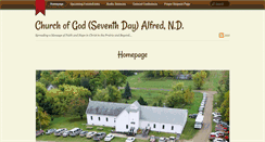 Desktop Screenshot of churchofgodalfred.com